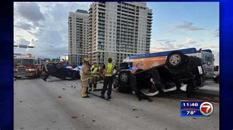 79th Street bridge reopened following hours-long investigation after fatal multi-car crash in Miami leaves 1 dead